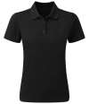PR633 Premier Ladies Spun Dyed Recycled Polo Shirt Black colour image